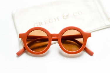 Grech & Co. Sustainable Sunglasses, Rust